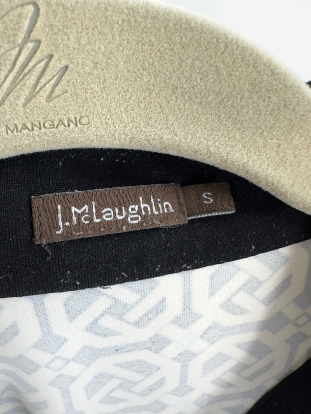 J McLaughlin Catalina Cloth 1/4 Zip Top Womens Size Small Stretch Performance - Picture 4 of 8